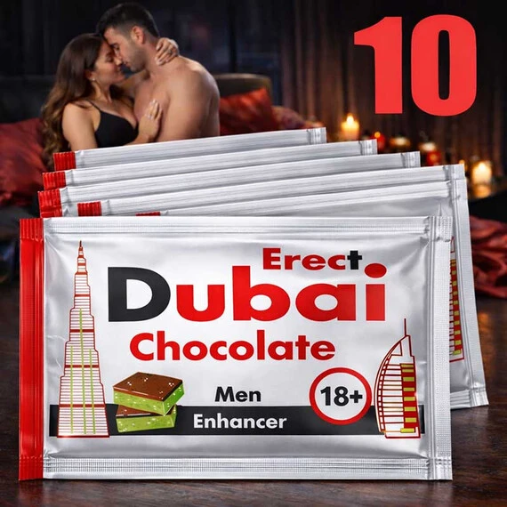 Dubai Chocolate Tечен Дубайски Шоколад за по-силни ерекции и повишено либидо 10 сашета