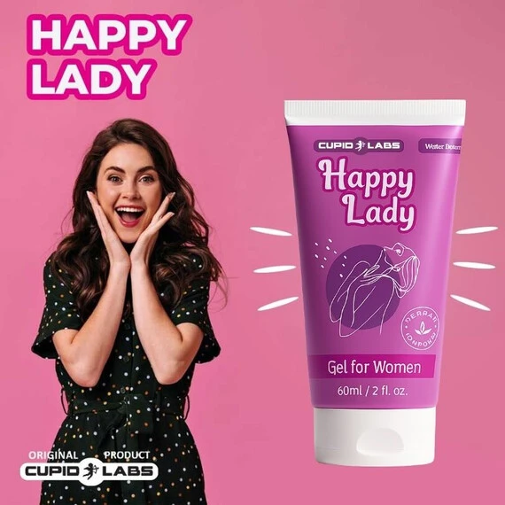Възбуждащ гел за жени Happy Lady 60млснимка 5