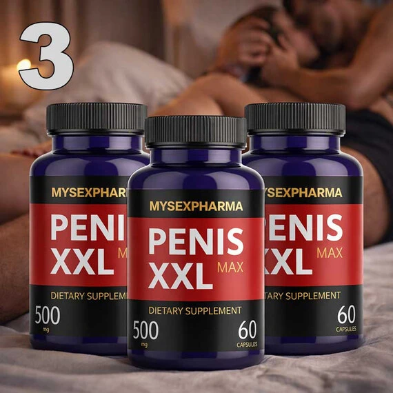 3 x Капсули за уголемяване на пениса Penis XXL Max