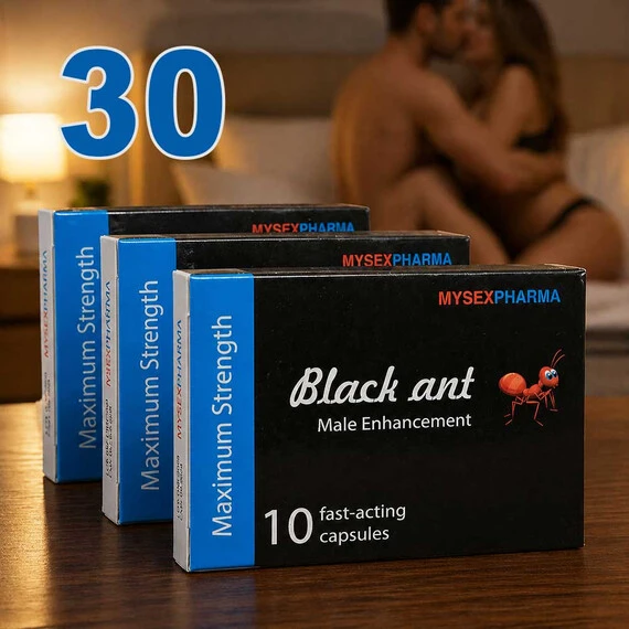 Черна Мравка BLACK ANT 3 x 10бр Капсули за ерекция