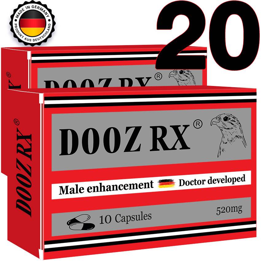 DOOZ Rx 20 капсули за силна ерекция мнения и цена с намаление от sex shop