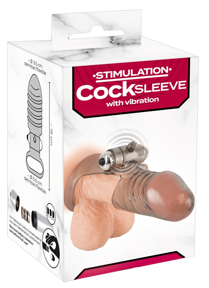 Пенис накрайник с вибрация Cock Sleeve with Vibration мнения и цена с намаление от sex shop