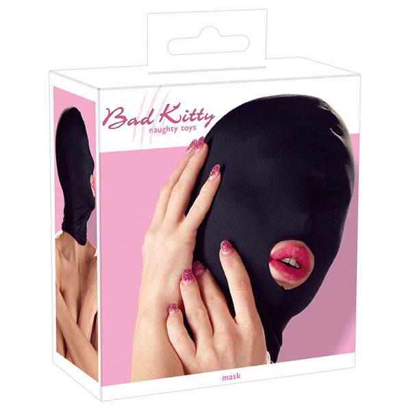Черна маска за глава Bad Kitty мнения и цена с намаление от sex shop