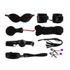 BDSM κомплект Bondage Kit in black 8 части  Секс Комплекти
