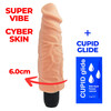 Promo!!! Голям вибратор от кибер кожа Super Vibe + подарък лубрикант  Кибер Кожа вибратори