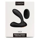 Простатен масажор и клитор стимулатор Vick Blackснимка 5