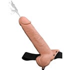 Реалистичен пръскащ пенис колан Strap-on Squirting 9"