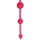 Анална броеница Pink Jelly Вeads + подарък лубрикантснимка 3