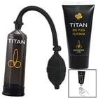 Титан Комплект за уголемяване Titan gel + Титан Пенис помпаснимка 4