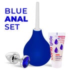 Анален комплект Blue Anal Set от 3 части