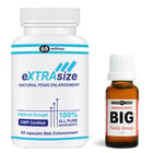 eXTRAsize за уголемяване на пениса 60капсули + Kапки за уголемяване на пениса Big Penis Dropsснимка 2