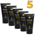 5 x Titan gel - Титан гел платинум за уголемяване на пениса