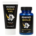 Гел за увеличаване на пениса Rhino Gold XXL + Rhino Капсули за уголемяване на пенисаснимка 2