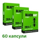 3 x Черна Мравка BLACK ANT 60бр супер силни капсули за ерекция