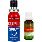 Задържащ спрей за мъже Cupid Spray и Възбуждащи капки Yohimbin