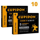 2 кутии Cupidon 10 бързодействащи дъвчащи таблетки за ерекцияснимка 2