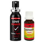 Задържащ спрей за мъже Love Power и Възбуждащи капки Cantharis