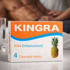 KINGRA 4 Дъвчащи таблетки за постигане на твърда и продължителна ерекция