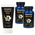 Гел за увеличаване на пениса Rhino Gold XXL + Rhino Капсули за уголемяване на пениса