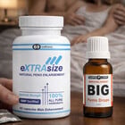 eXTRAsize за уголемяване на пениса 60капсули + Kапки за уголемяване на пениса Big Penis Drops