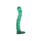 Стъклено дилдо Dildo Green Satisfaction
