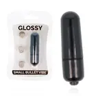 GLOSSY - SMALL вибро куршум вибратор черен