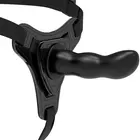 FETISH SUBMISSIVE HARNESS - Черен силиконов G-SPOT 16 см