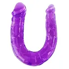 Снимка на BAILE - Двоен дилдо IN LILAC FLEXIBLE желе