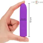 INTENSE - SYMONE USB презареждаем вибриращ вибро куршум 8 вибрации лилав 10 X 2.2 смснимка 2