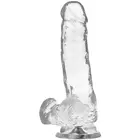 X RAY - Прозрачен COCK с BALLS 18.5 см -O- 3.8 см