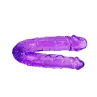 BAILE - Двоен дилдо IN LILAC FLEXIBLE желе