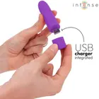 INTENSE - SYMONE USB презареждаем вибриращ вибро куршум 8 вибрации лилав 10 X 2.2 смснимка 3