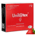 UNILATEX - Червен / STRAWBERRY PRESERVATIVES 144 бр.