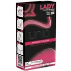 UNIQ - LADY презерватив без латекс FEMALE презервативи с жартиерен колан 3 бр.