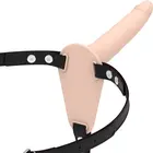 FETISH SUBMISSIVE HARNESS - Телесен силиконов 15 см