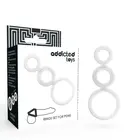 ADDICTED TOYS - RINGS комплект за PENIS прозрачен