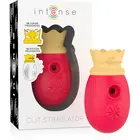 INTENSE - CLITORIS STIMULATOR 10 SUCTION и LICKING MODES - червен