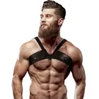 FETISH SUBMISSIVE ATTITUDE - MENS BRIGADE ECO-LEATHER CHEST харнес