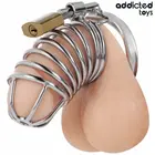 ADDICTED TOYS LOCKED - IRON CELL метален клетка за пенис SIZE M