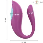 INTENSE - ANNIE U-SHAPED вибратор и STIMULATOR лилав дистанционно управление