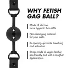 FETISH SUBMISSIVE BONDAGE - BREATHABLE силиконов BALL гегснимка 2