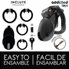 ADDICTED TOYS LOCKED - MINDNIGHT CELL клетка за пенис SIZE Sснимка 2