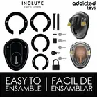 ADDICTED TOYS LOCKED - KEYLESS RESTRAINT клетка за пенис 11.5 смснимка 2