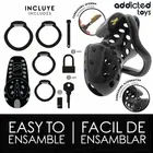ADDICTED TOYS LOCKED - CHAINED HOLLOW клетка за пенис 10.5 смснимка 2
