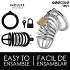 ADDICTED TOYS LOCKED - IRON CELL метален клетка за пенис 4 см SIZE Sснимка 2