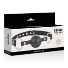 BEGME - Черен EDITION BALL гег VEGAN LEATHERснимка 3