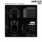 ADDICTED TOYS LOCKED - OBSIDIAN HOLD клетка за пенис SIZE Sснимка 3