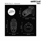 ADDICTED TOYS LOCKED - IRON CELL метален клетка за пенис 4 см SIZE Sснимка 3