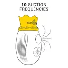 INTENSE - CLITORIS STIMULATOR 10 SUCTION и LICKING MODES - червенснимка 4