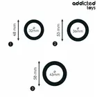 ADDICTED TOYS - Комплект OF силиконов RINGS MODEL 1снимка 4
